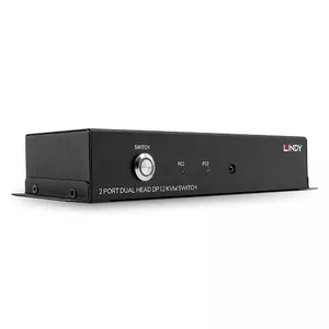 KVM переключатель Lindy 2 Port Dual Head DisplayPort 1.2