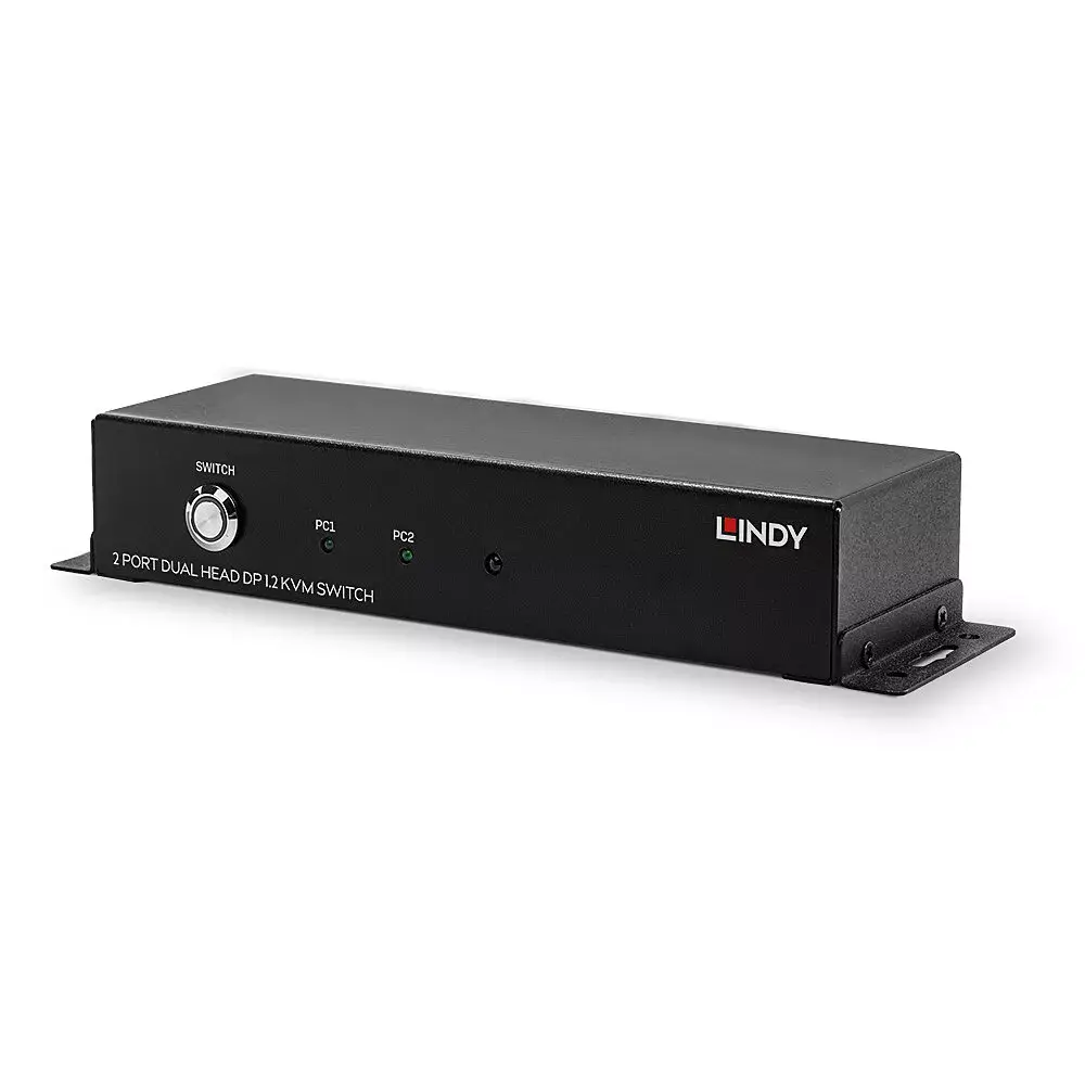 KVM переключатель Lindy 2 Port Dual Head DisplayPort 1.2 Photo 2
