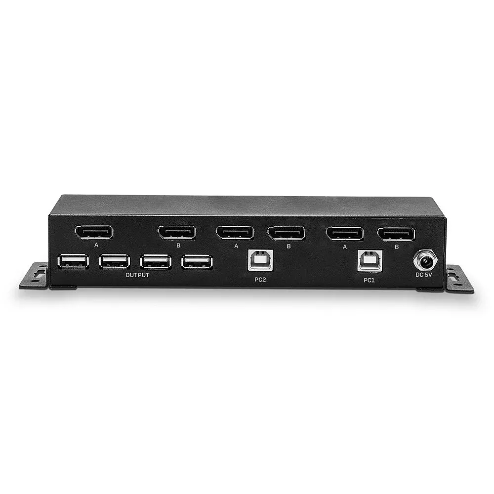 KVM переключатель Lindy 2 Port Dual Head DisplayPort 1.2 Photo 5