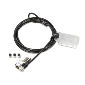 Kensington Universal 3-in-1 Combination Laptop Lock K62316WW with Resettable Code