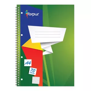 Writing Notebook Forpus FO42102 A4 70 Sheets Green