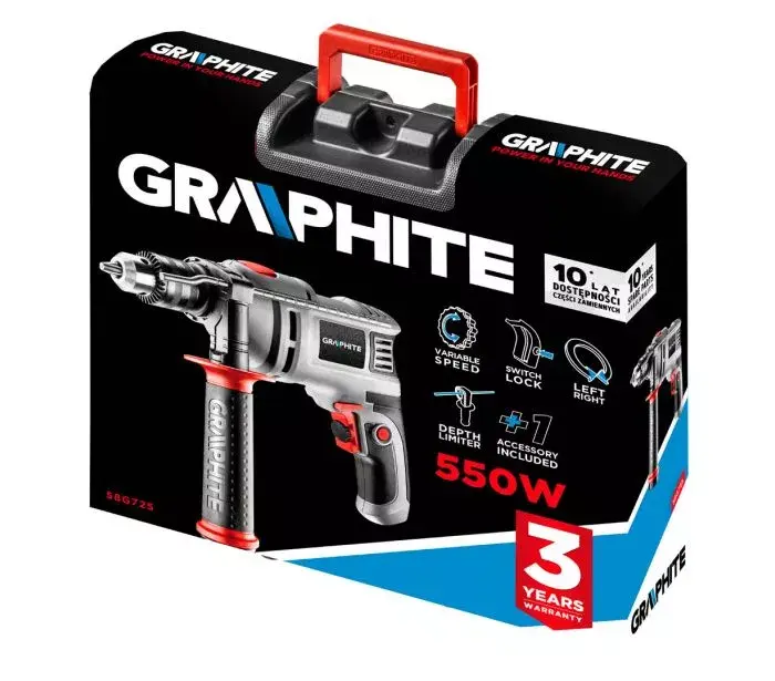 Pistol Grip Drill Graphite 58G725, 58G725 Photo 2