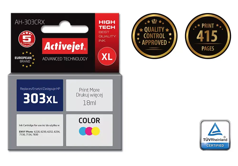 ActiveJet AH-9303CRX ink cartridge for HP 303XL Photo 2