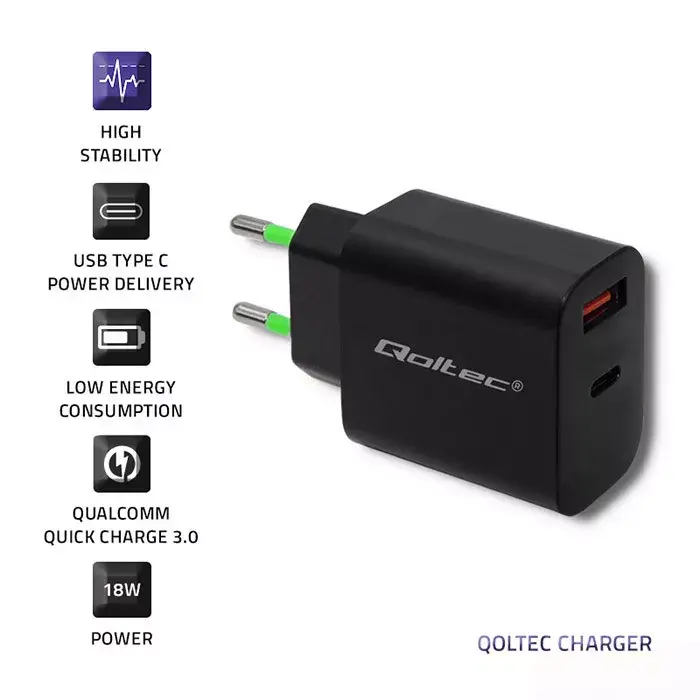 Блок питания Qoltec 51713 Photo 3