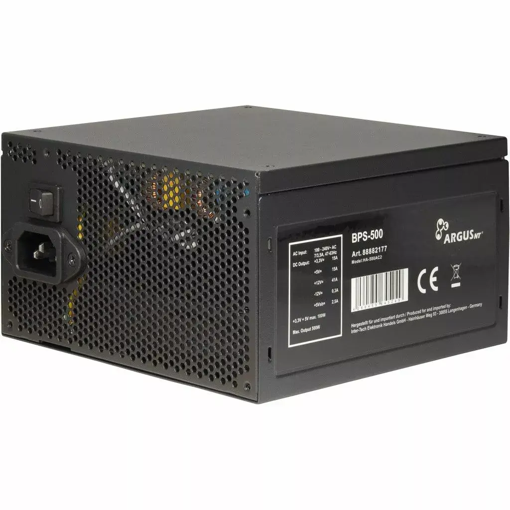Блок питания Inter-Tech ArgusNT BPS-500 Photo 3