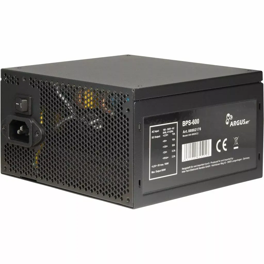Блок питания Inter-Tech Argus BPS-600 Photo 3