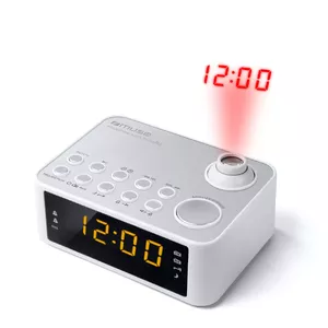 Часы Muse M-178 PW Цифровые Серебристые Белые