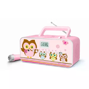 Muse M-29KP portatīva stereo sistēma Digitāls 1 W FM, MW, PLL Daudzkrāsains MP3 atskaņošana