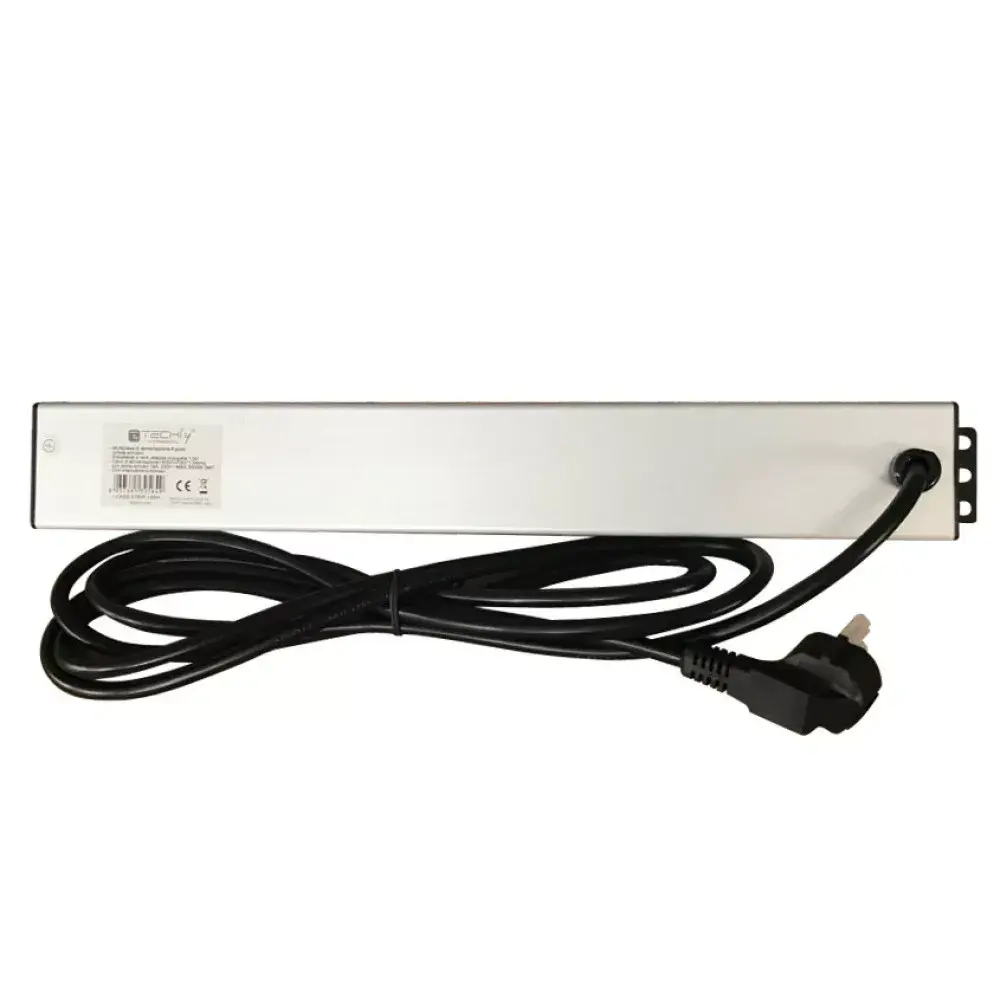 TECHLY I-CASE STRIP-18SH PDU — 8x Type F, 1.5U Photo 4