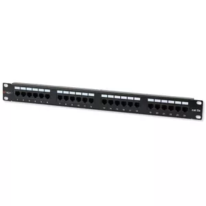 Patch Panel UTP 24 Ports RJ45 Cat.5E Techly I-PP 24-RU-C5ET