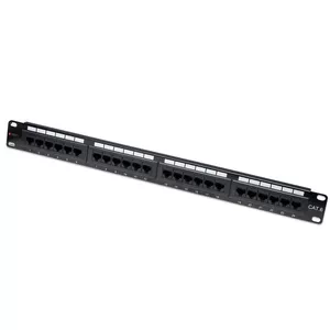 Patch Panel UTP 24 Ports RJ45 Cat.6 Techly I-PP 24-RU-C6T