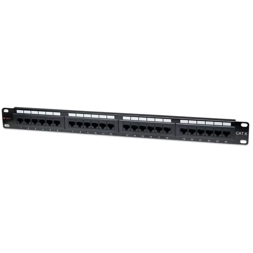 Patch Panel UTP 24 Ports RJ45 Cat.6 Techly I-PP 24-RU-C6T Photo 3