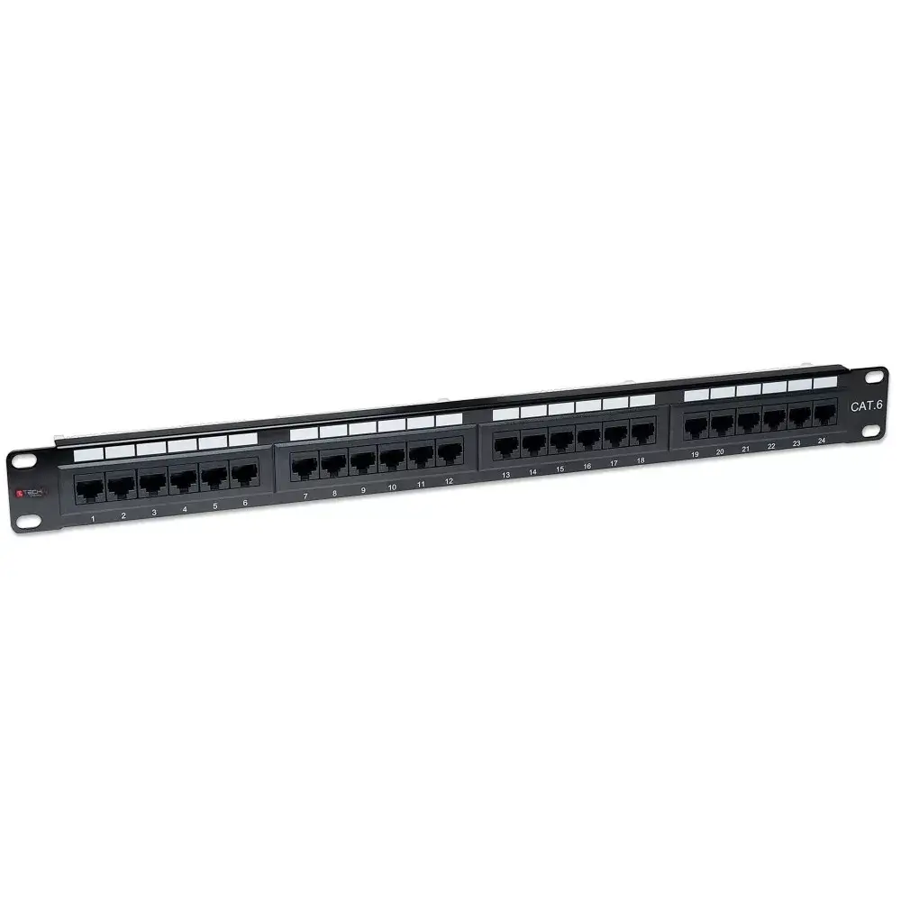 Patch Panel UTP 24 Ports RJ45 Cat.6 Techly I-PP 24-RU-C6T Photo 4
