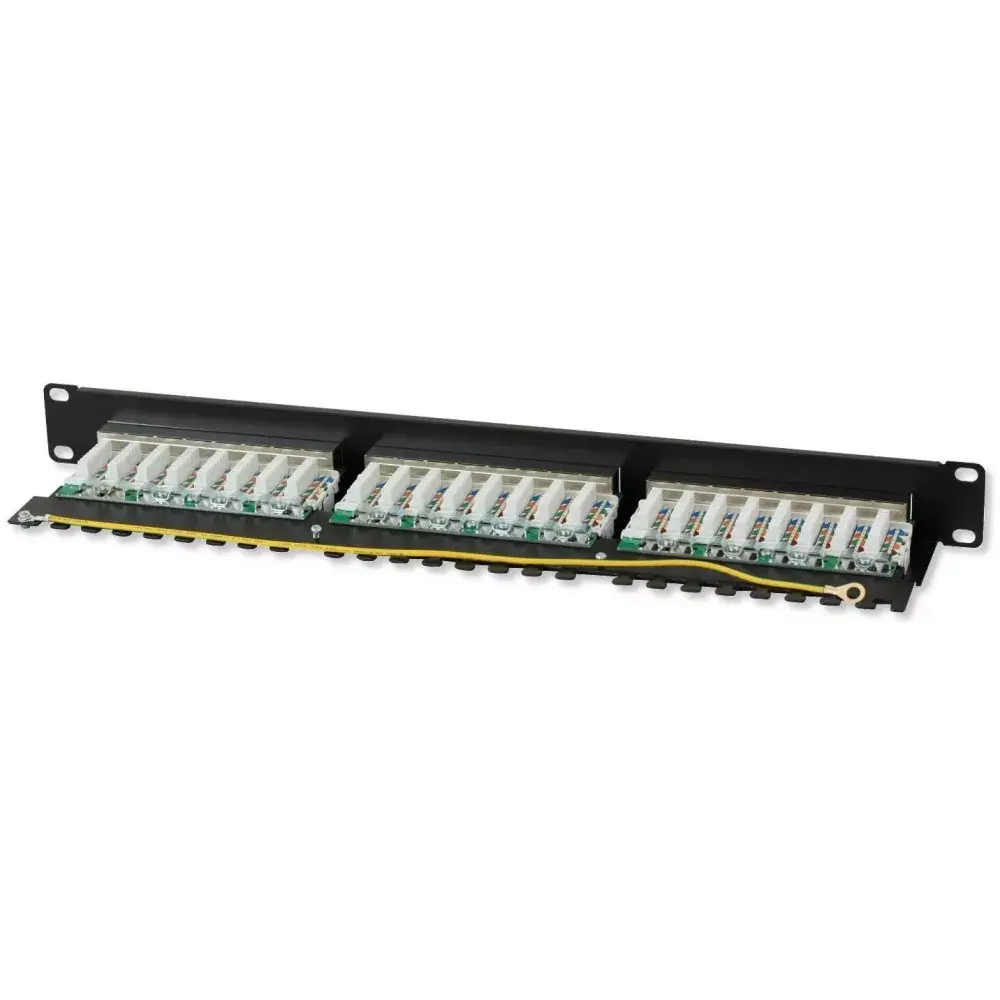 Pārejas panelis STP 24 porti RJ45 cat. 6A Techly I-PP 24-RS-C6AT Photo 3