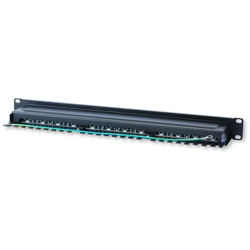 Pārejas panelis STP 24 porti RJ45 cat. 6A Techly I-PP 24-RS-C6AT Photo 4