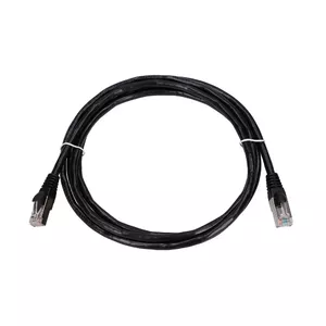 Network Cable Extralink LAN Patchcord Kat.5e RJ-45 2m Black