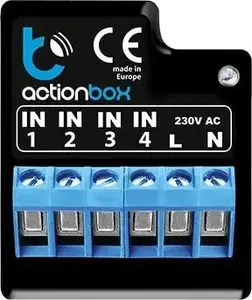 Smart relay controller bleBox ActionBox — networked relay module for home automation