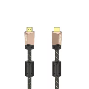 Hama 00205024 HDMI kabelis 0,75 m HDMI Type A (Standard) Melns, Rozā