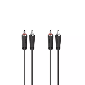 Hama 00205257 audio cable 1.5 m 2 x RCA Black