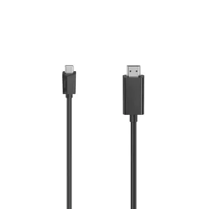 USB кабель Hama 00200718 1.5м USB C HDMI Type A черный
