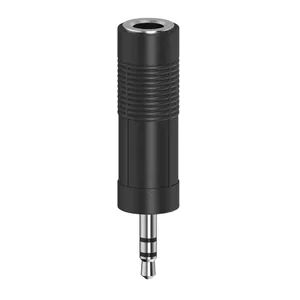 Audio kabelis Hama 00205196 3.5mm uz 6.35mm melns