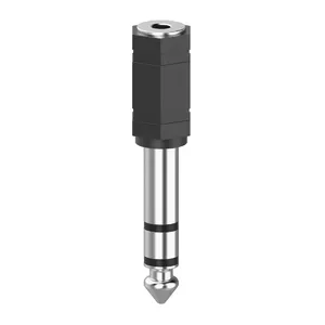 Переходник Hama 00205194 3.5mm на 6.3mm Черный Серебристый