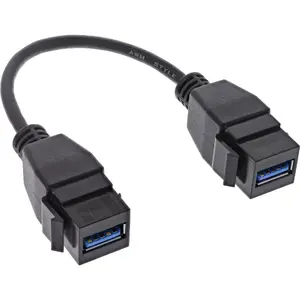 USB 3.2 Gen1 2x Keystone Adapter Cable InLine 76206D
