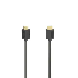 HAMA High-Speed HDMI Cable 4K Male to Male Ethernet 5 m 18 Gbit/s Gold-Plated Contacts Black