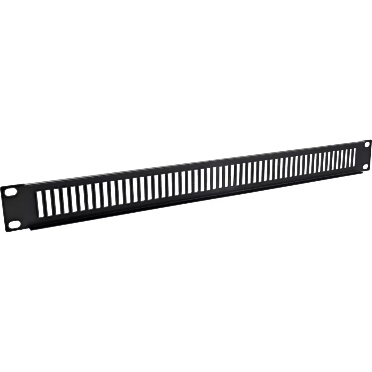 Blind panel InLine 19" perforated 2U RAL 9005 black Photo 2