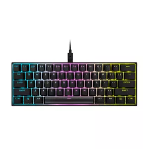 Corsair K65 RGB MINI 60% tastatūra USB Vācu Melns