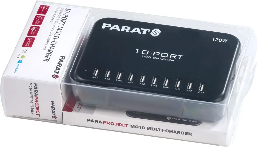 Lādētājs Parat Paraproject MC10 MP3 Mobilais