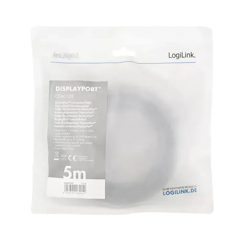 DisplayPort cable LogiLink CDA0103 Photo 3
