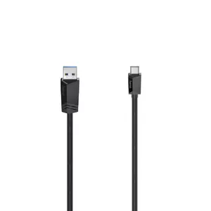 Hama 00200652 USB kabelis 1,5 m USB 3.2 Gen 1 (3.1 Gen 1) USB C USB A Melns