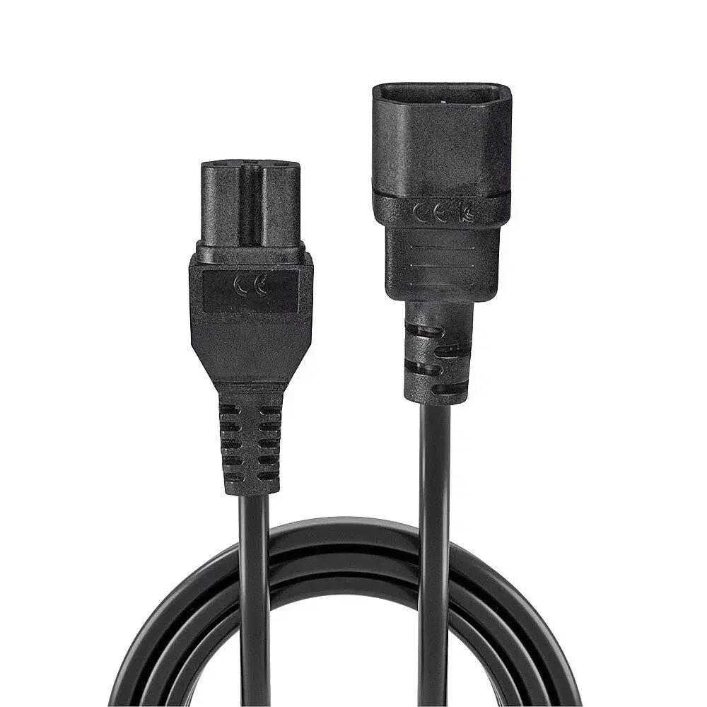 Power Cable 2m IEC C14 to IEC C15 Photo 2