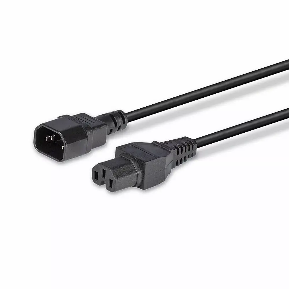 Power Cable 2m IEC C14 to IEC C15 Photo 5