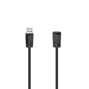 USB кабель Hama 00200619 USB 2.0 1.5м черный