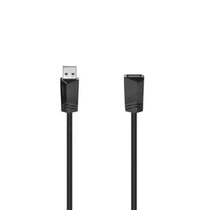 USB Cable Hama 00200618 USB 2.0 0.75 m Black