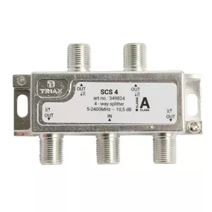 Triax SCS 4 Кабельный разветвитель Серебристый, Белый