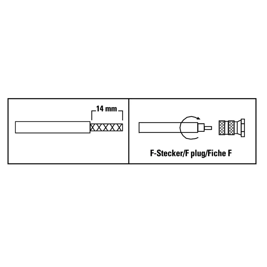 Coaxial Connector F-type Hama 00205206 Photo 2