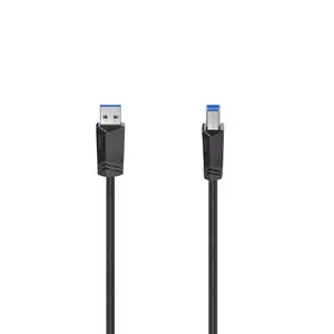 USB cable Hama 00200625 USB 3.2 Gen 1 1.5m USB A USB B Black