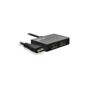 HDMI сплиттер 2-портовый InLine 65009C 4K/60Hz с USB кабелем питания