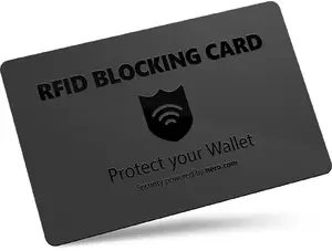 RFID blocking card NERO EMEA-33700001 – compact wallet-sized contactless protection
