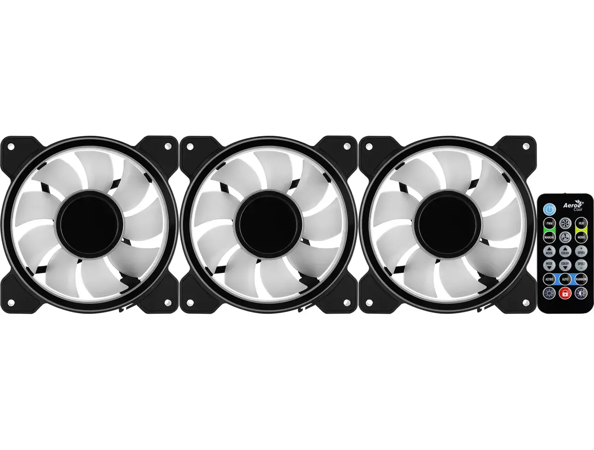 AEROCOOL MIRAGE12PRO комплект 3×120 мм ARGB Photo 5
