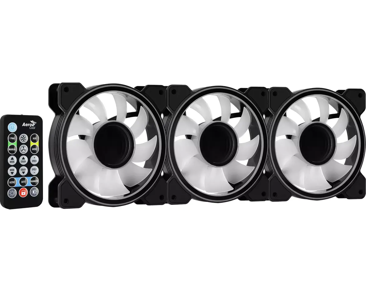 AEROCOOL MIRAGE12PRO комплект 3×120 мм ARGB Photo 6