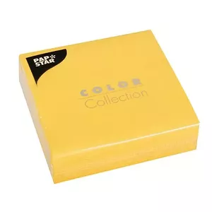 Paper napkins Papstar 86975 Yellow 50 pcs