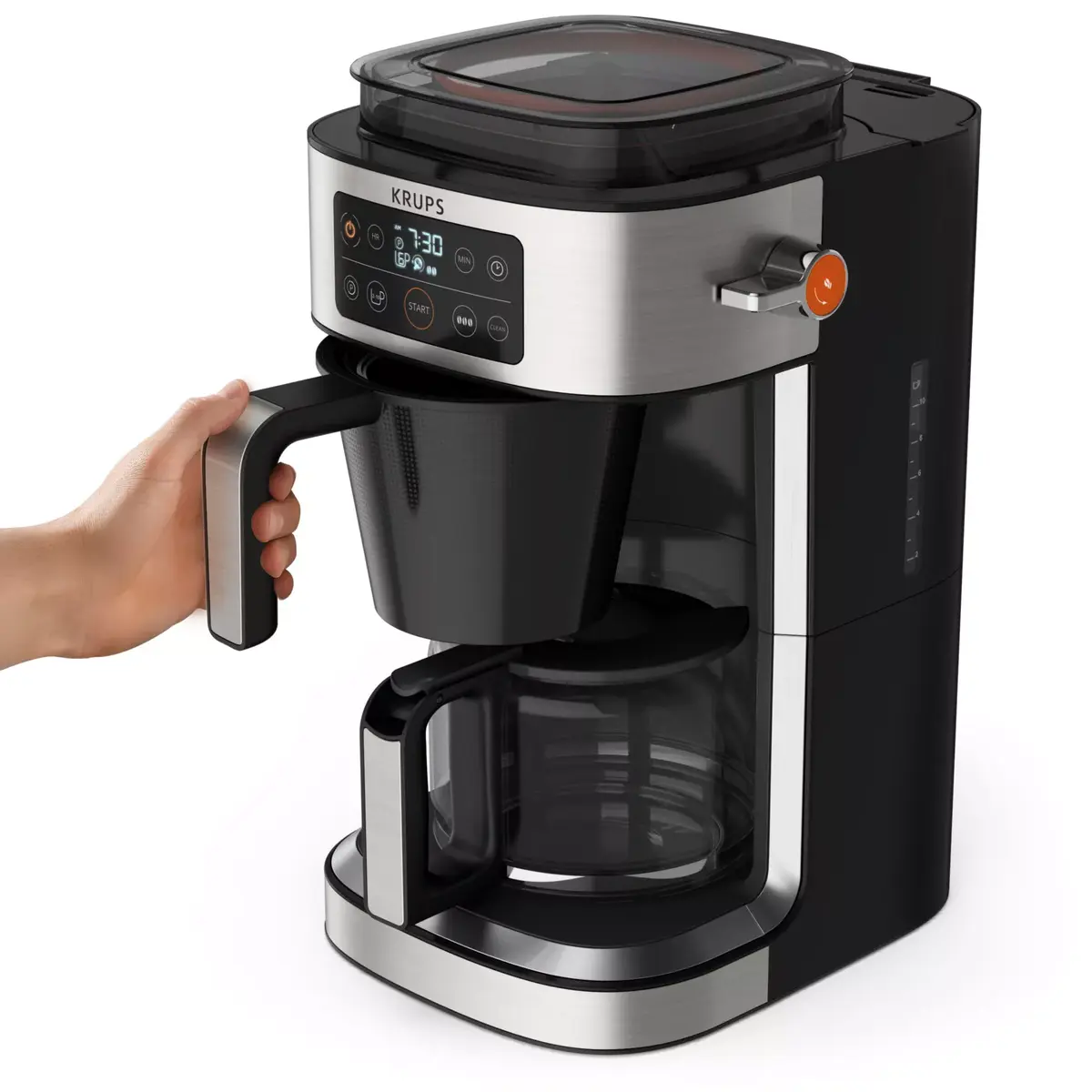 Полуавтоматическая кофеварка Krups Aroma Partner KM760D Photo 5