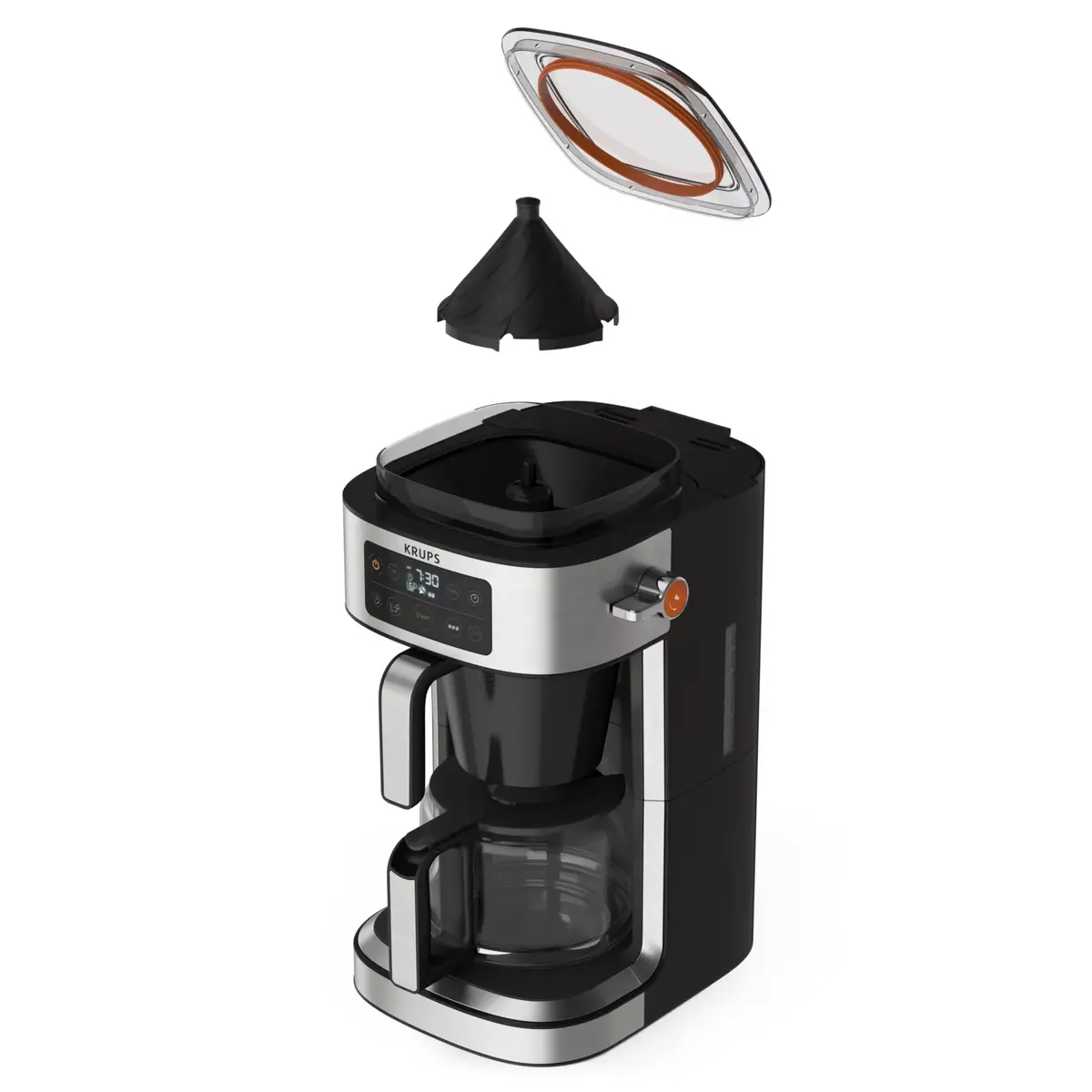 Полуавтоматическая кофеварка Krups Aroma Partner KM760D Photo 6