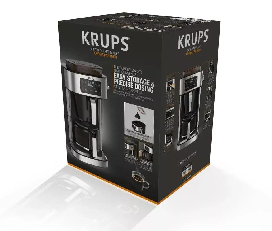 Полуавтоматическая кофеварка Krups Aroma Partner KM760D Photo 11