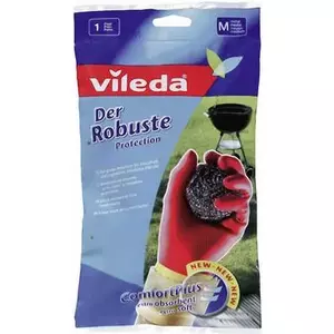 Household Rubber Gloves VILEDA Gummi-Handschuh Der Robuste M — durable protective gloves, size M