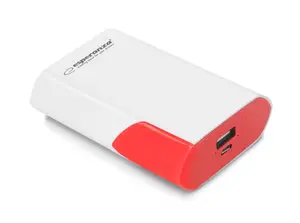 Esperanza EMP111WR Power Bank 6000 mAh Red and White